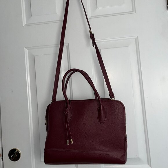 Urban Expressions Oriana Double Zip Work Satchel - Picture 5 of 16